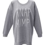 【anap mimpi】MIMPIロゴチュニック/GRY