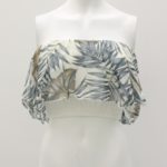 【LATINA】オールドフラワーシフォンチューブトップス/WH