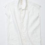 French linen shirts/WHITE