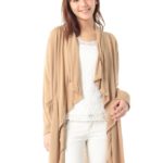 ドレープヘムトッパージャケット/キャメル