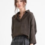 【WEB限定価格】スキッパードルマンシャツ/カーキグリーン