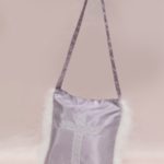 フェザークロスサテンBag/パープル