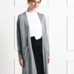 ホールガーメントロングカーディガン/グレー(012)