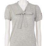 【Aunt Marie’s】リボンプルオーバー/GRY