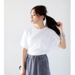 【汗消臭】【接触冷感】【UVカット】【AZUL by moussy】綿モダールSUNデオセルラウンドネック半袖プルオーバー/O/WHT