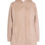 フードファーコート/BEIGE