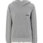 カシュクールフード裏毛PO/杢GRY