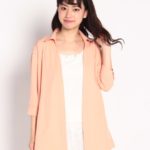 インナー付トッパーシャツ/ピンク