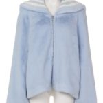 SAILOR FUR JACKET/LIGHT BLUE×OFFWHITE