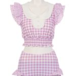 DEAR MY GILR HEART SWIM WEAR/LAVENDER