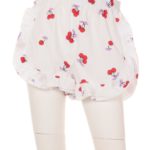 BE MY CHERRY FRILL SHORTS/WHITE