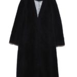 【emmi atelier】ボアロングコート/NVY