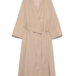【emmi atelier】ロングガウンコート/BEG