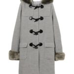 【店頭人気】ボリュームファーダッフルコート/GRAY