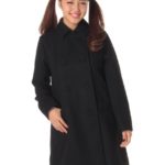 ロングPコート/Black