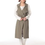 NS ニュアンストレンチコート/Khaki