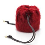 【WEB限定】◎JC フェイクファーポシェット / ショルダーバッグ/Red