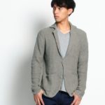 UNIVERSAL STYLE WEAR コットンニットジャケット/ブラウン系(044)