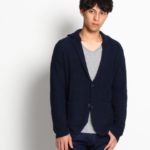 UNIVERSAL STYLE WEAR コットンニットジャケット/ネイビー(093)