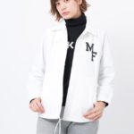 MF PRINT COACH JACKET/WHITE