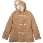 HEART QUILTED DUFFLE COAT /ベージュ