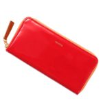 ENAMEL LONG WALLET/レッド