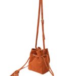 SUEDE BUCKET BAG/ブラウン
