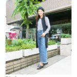 無地シンプルジレベストトップス/ブラック