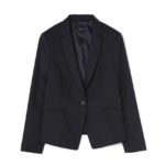 シルク混セットアップジャケット(セットアップ対応商品）/ネイビー(120)