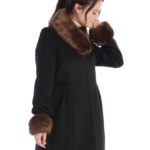 ワッフルティッペット付コート/クロ