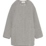 ノーカラーオーバーコート/GRY