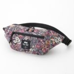 PINE FORTコラボフラワーショルダーBAG/ブラック