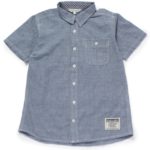 デザインカジュアルシャツ/ネイビー(093)