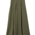 DRAPED SKANTS/オリーブ
